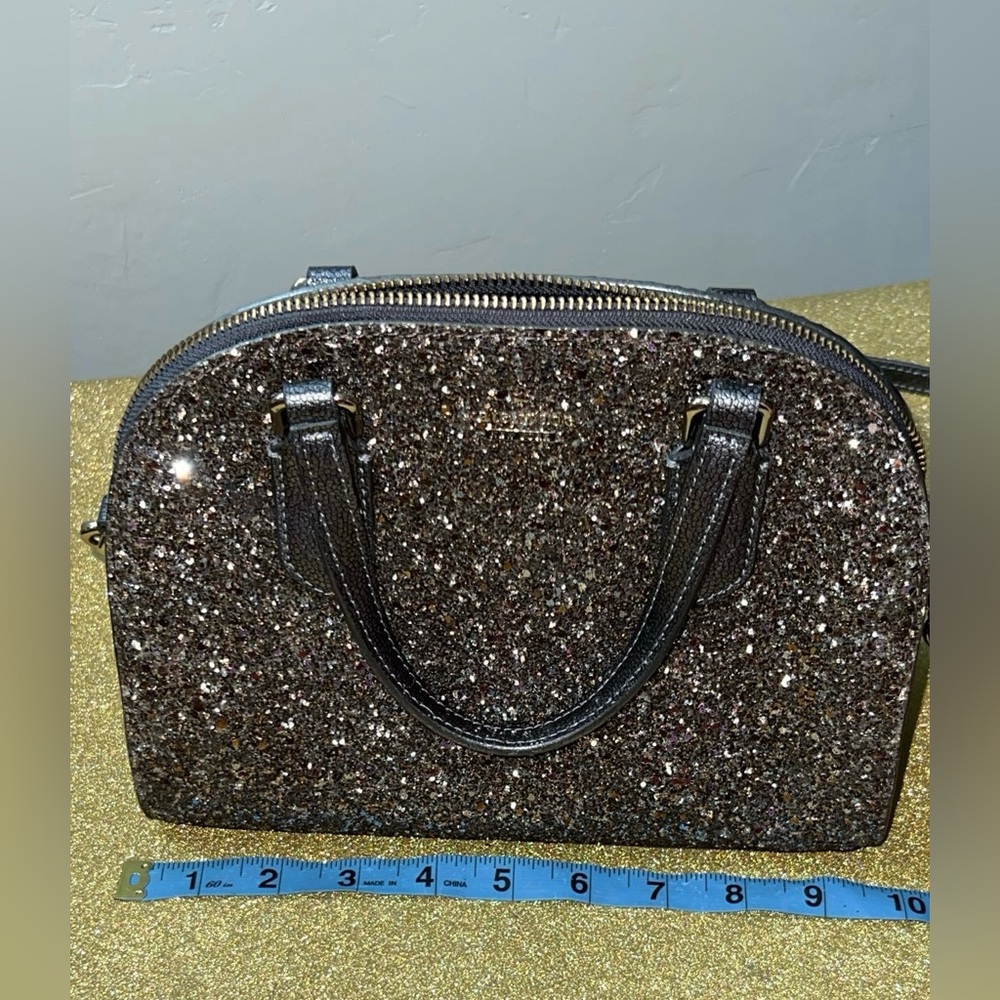 NWOT Kate Spade Chunky Glitter Dome Crossbody Satchel - Picture 9 of 17